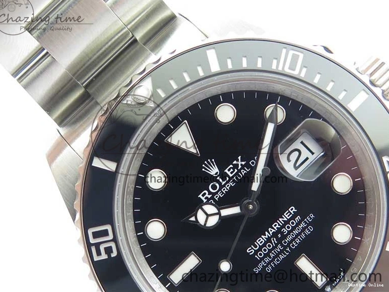 0407 Packable Submariner 41mm 126610 LN BP Maker Black Dial on SS Bracelet A 2612